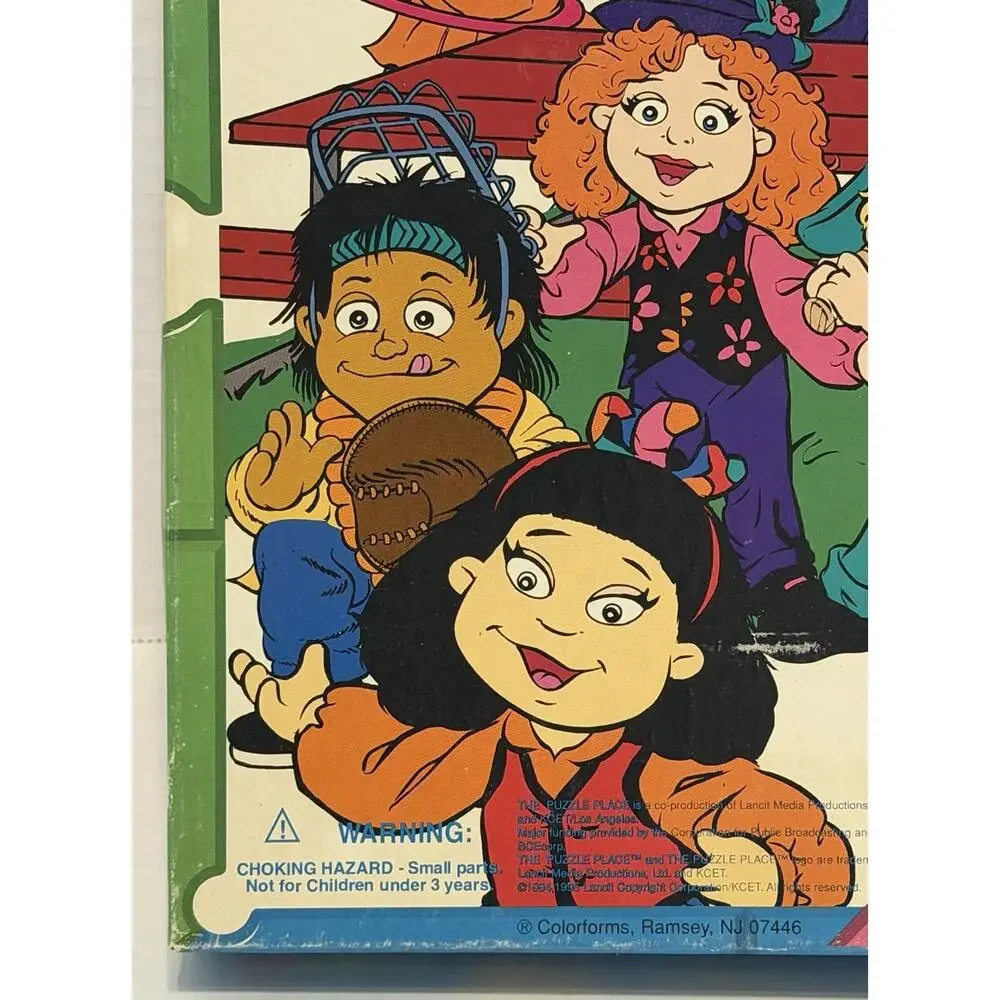 Colorforms The Puzzle Place Playset #790 1995 Vintage FREE SHIPPING
